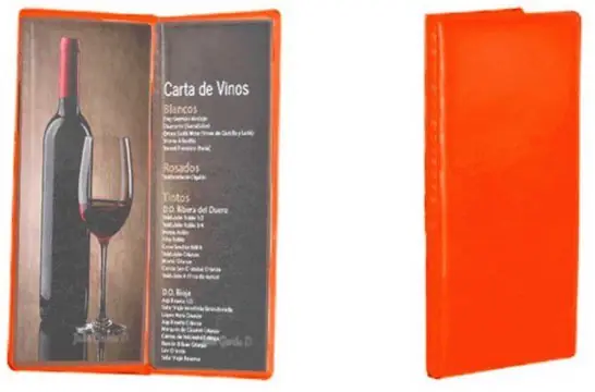 PORTA VINOS EN CURPIEL SELLADO